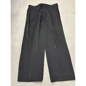 Tommy Bahama Anzughose Herren 36 x 32 schwarz Seide plissiert vorne Relax Fit - Bild 1 von 9