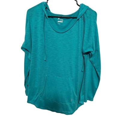 Sudadera con capucha Old Navy Active azul azulado manga larga para mujer grande L Foto 1 de 4