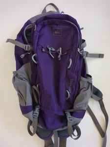 REI Lookout 40 Trail Hiking Camping Backpack Purple - Picture 1 of 6