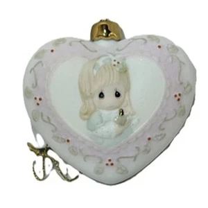 Precious Moments 1996 "Das kostbarste Geschenk von allen" Herz Ornament Special E - Bild 1 von 3