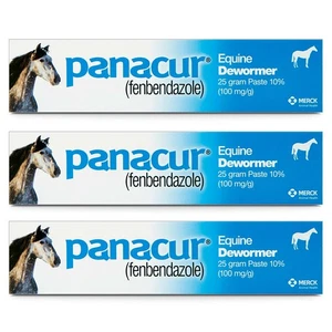 Panacur (3 Pack) Dewormer Horse Paste 10%, 100mg Each - Picture 1 of 7