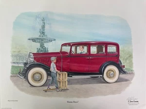 "Wanta Race?" von C. Don Ensor Donart Inc Limited Edition Prints 1976 Plate II - Bild 1 von 3