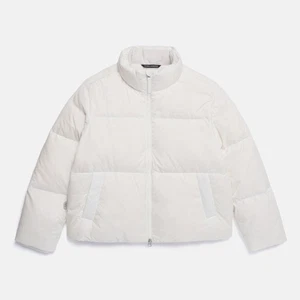 NATIONAL GEOGRAPHIC WOMENS EIRA HIGHNECK GOOSE DOWN JACKET N254WDW870 011 WHITE - Picture 1 of 6