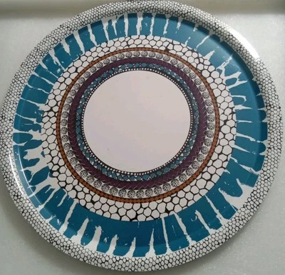 Ikea Offentlig Plastic Tray Retired 2014 Pattern Made In Turkey - Image 1 of 4