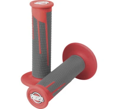 Protaper Clamp-On Full Diamond Grips Red/Dark Grey 021687 - Image 1 of 3