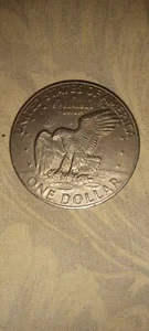 1977 Eisenhower silver dollar - Picture 1 of 2