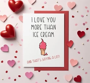 Tarjeta divertida del día de San Valentín tarjeta grosera esposo esposa novio novia BCR470 - Imagen 1 de 3