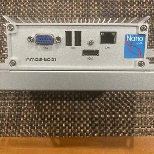 🇺🇸AMOS-3001-2N12A1 ULTRA COMPACT FANLESS EMBEDDED UNIT ONLY 1.2GHz NANO - Picture 1 of 6