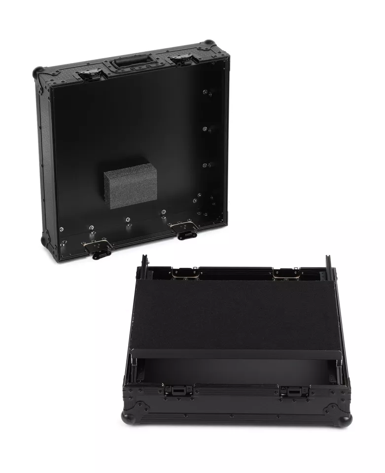 ProX 10U Top Mount 19" Slanted Black on Black Mixer Case - XS-19MIXLTBL - Image 1 of 1