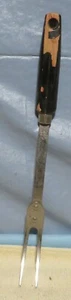 Vintage Ekco Forge Serving Fork- Meat Fork - Stainless Steel - USA - 11-3/4" - Picture 1 of 4