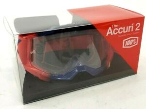 100% Accuri 2 Purple / Kearny / Red Goggles - Clear Lens 50221-101-15