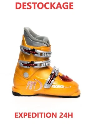 Tecnica Kids Ski Boot Size: 35 = Mondopoint: 22/22.5 - Image 1 of 4
