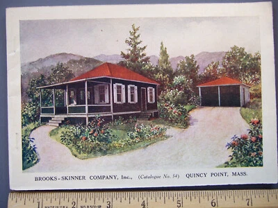 Folleto de 36 páginas C. 1919 para Brooks-Skinner Company, Inc., edificio del área de Boston Foto 1 de 4