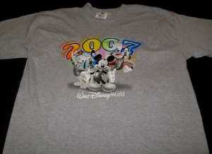 WALT DISNEY WORLD 2007 Mickey Mouse Goofy Pluto Donald Duck T-Shirt NWT Youth LG - Picture 1 of 1