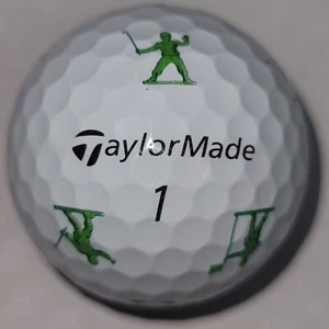 TaylorMade Pix Toy Army Men Golfer Green Logo Golf Ball (B-12-1) - 1ct - Picture 1 of 6
