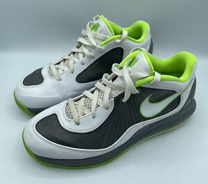Nike Air Max 360 BB Low 441947-104 Men's Size 9.5 Grey Electric Green