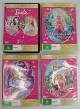 Bulk Lot 5 Barbie Movies DVD Region 2, & 4 Used