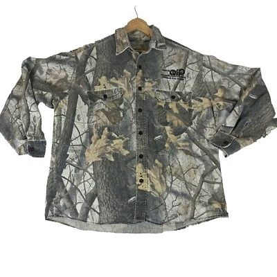 Vintage Realtree Camo Long Sleeve Button Up Hunting Shirt Mens XL - Image 1 of 4