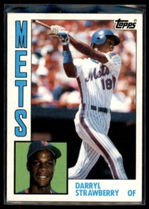 Topps Darryl Strawberry RC #182 1984 New York Mets - Imagen 1 de 2