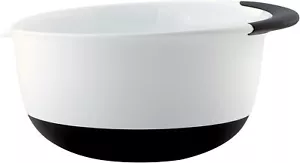 Good Grips 5-Quart Plastic Mixing Bowl,White/Black - Picture 1 of 6