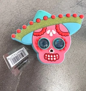 Crocs Jibbitz Auténtico Calavera de Azúcar Sombrero Día de los Muertos Día de los Muertos - Imagen 1 de 5