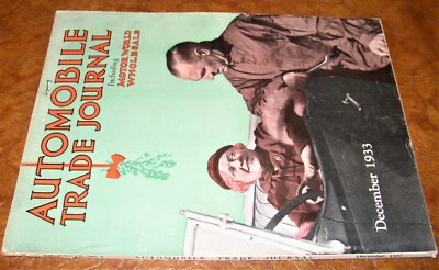 Automobile Trade Journal 1933 noticias de automóviles y camiones, anuncios, información del concesionario, Shop Kinks ++ Foto 1 de 4