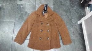 NUEVA CON ETIQUETAS CHAQUETA DE DOBLE RACIÓN PARA NIÑAS SHERPA MeJane CASTAÑO 10 - Imagen 1 de 2