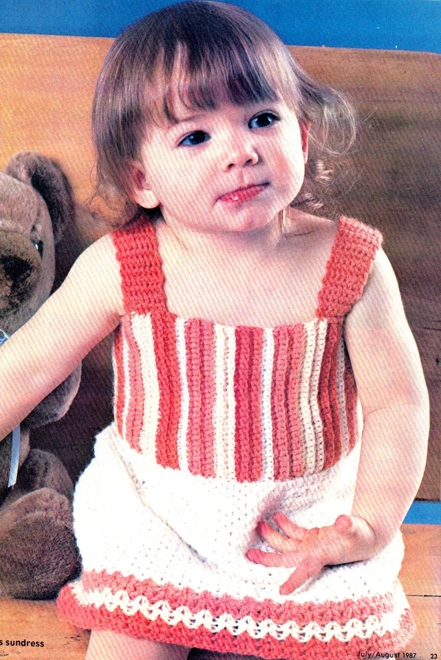 SWEET Summer Child's Sundress/Crochet Pattern Instructions ONLY - Image 1 of 1