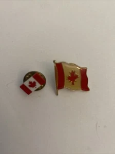 Pin bandera canadiense (2) pin solapa sombrero pin P10 - Imagen 1 de 4