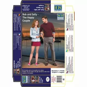 MASTER BOX 24029 Plastik Figurenbausatz Maßstab 1:24 Bob und Sally - Plastikmodellbausatz - Bild 1 von 12