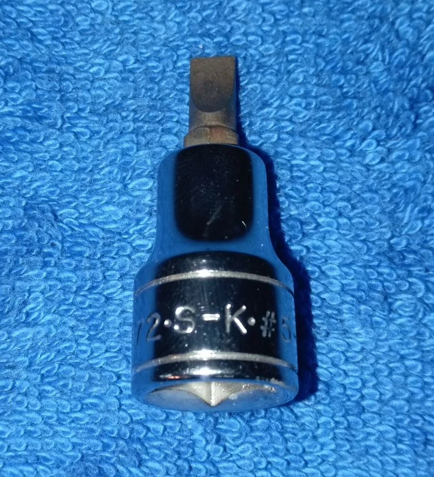 SK #5-6 Bit Socket flathead 3/8" Drive 45472 USA - Image 1 of 3