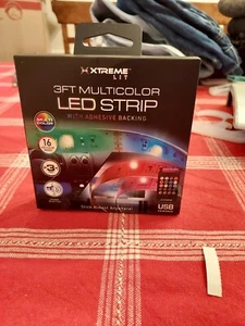 XtremeTech 3FT Multicolor Led Strip With Remote - Picture 1 of 4