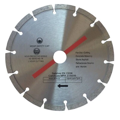 Diamanttrennscheibe Diamantscheibe 110-230 mm Beton Armierung Klinker