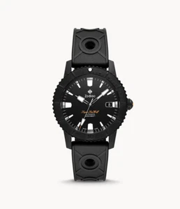 Zodiac Super Sea Wolf Compression Diver Automatic Black Dial Rubber Watch ZO9297 - Picture 1 of 4