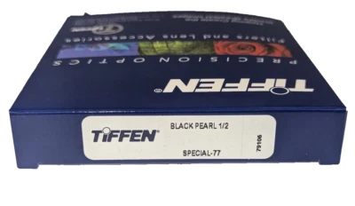 Tiffen Black Pearlescent Diffusion Filter (77mm, 1/2 Density) - Softens Contrast - Image 1 of 4