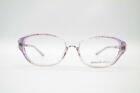 Gabriella Rossini 1013142 Purple Transparent Gold Oval Glasses Eyeglasses New