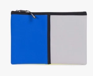 New Herschel Supply Neoprene Laptop  Notebook Case Network Large Lime Cobalt - Picture 1 of 12