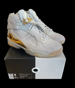 1941) Nike Air Jordan 8 VIII Retro C&C Champagne Confetti 832821-030 Size 8 Men - Picture 1 of 9