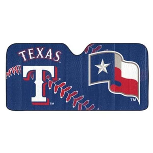 Cubierta reflectante para ventana de auto Texas Rangers [NUEVA] MLB 59x27 - Imagen 1 de 1