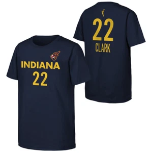 Youth Indiana Fever Caitlin Clark Outerstuff Navy Blue N&N Player Jersey T-Shirt - Picture 1 of 5