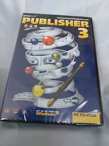 Desktop Publishing - Publisher 3 PC CD-ROM - Windows NT, 95, 98, 2000 & ME - NEW