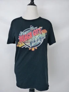 Keep Beach City Weird Womens T-Shirt Black Cartoon Network Steven Universe L - Picture 1 of 4