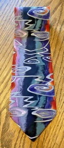 Corbata eléctrica vintage Grateful Dead primer juego 1996 corbata de seda 100 % importada - Imagen 1 de 8