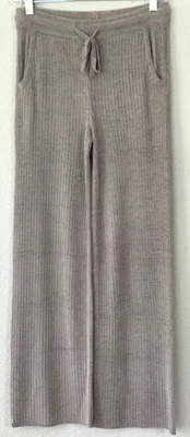NWOT BAREFOOT DREAMS Cozy Chic Ultra Lite Ribbed Flare Lounge Pant Taupe Wms XS - Image 1 of 4