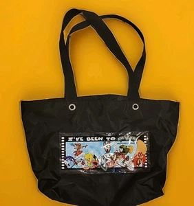 19x12" Warner Bros Movie World Grand Opening Germany Canvas Looney Tune Tote Bag - Picture 1 of 7
