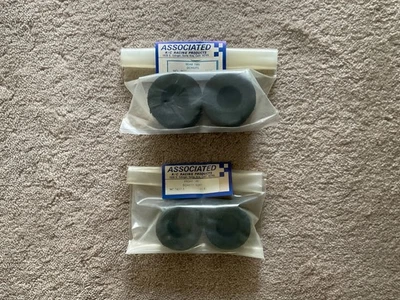 Vintage Team Associated RC12 Front Tires Soft Donuts 3651s Rear Tires 3611 - Image 1 of 2