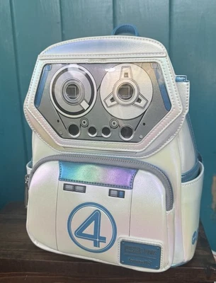 Loungefly Marvel Fantastic Four H.E.R.B.I.E. Mini Backpack NWT - Image 1 of 4