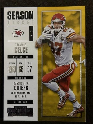 2017 Panini Contenders - Travis Kelce #68 - Image 1 of 2