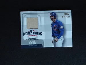2017 Topps Albert Almora World Series Bat Relic #070/100 NMMT+ - Bild 1 von 2