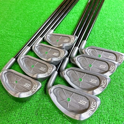 Ping ISI KARSTEN Iron Set Green Dot Flex S 8 Pieces PING 350 Right Handed F/S - Image 1 of 4